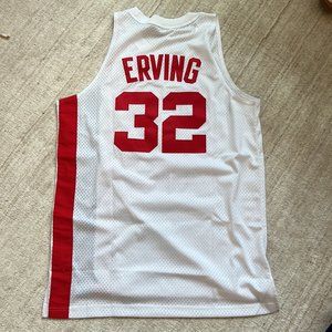 Nets Julius Erving Adidas Hardwood Classic NBA Basketball Jersey Men's Small